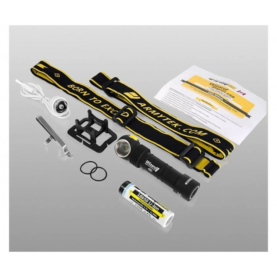 Όχι Φακός Κεφαλής Επαναφορτιζόμενος Led 1250lm Armytek Wizard Magnet USB 5 Όχι Φακός Κεφαλής Επαναφορτιζόμενος Led 1250lm Armytek Wizard Magnet USB - Image 3