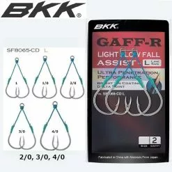 Assist Hooks Διπλά BKK GAFF-R L