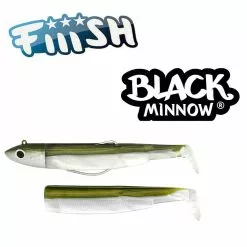 Fiiish-black Minow Ψαράκι σιλικόνης FIIISH BLACK MINNOW COMBO #1