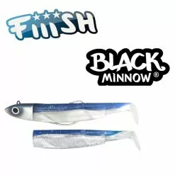 Fiiish-black Minow Ψαράκι σιλικόνης FIIISH BLACK MINNOW COMBO #4