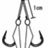 Assist Hooks Διπλά Hayabusa FS-474 -ΓΛΥΚΑ ΝΕΡΑ πωλήσεων fs 474 2z