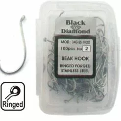 Αγκίστρι INOX BLACK DIAMOND 340-SS