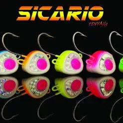 GFS SICARIO TENYA JIG UV LUMINOUS GREEN