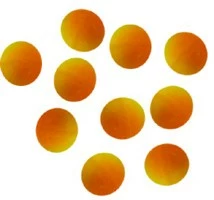 TOP ONE Φλοτέρ Στρογγυλό Κίτρινο - Πορτοκαλί